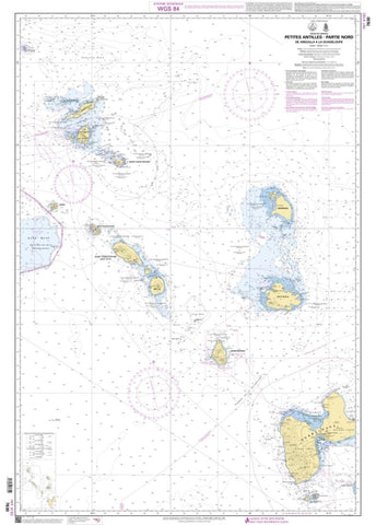 Buy map De Anguilla a la Guadeloupe by SHOM