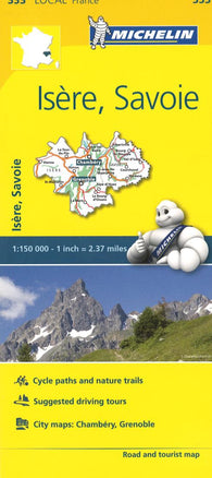 Buy map Val dIsre, Savoie, France (333) by Michelin Maps and Guides
