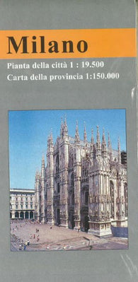 Buy map Milan, Italy, City and Province by Litografia Artistica Cartografica