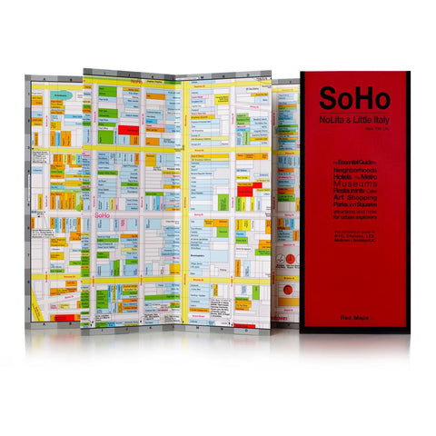Buy map SoHo, Nolita and Little Italy, New York City by Red Maps