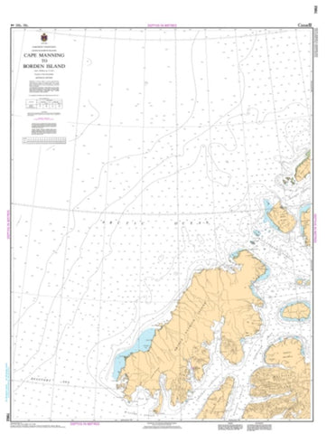 Buy map Cape Manning to Borden Island by Canadian Hydrographic Service