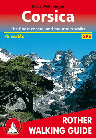 Buy map Corsica, Walking Guide by Rother Walking Guide, Bergverlag Rudolf Rother
