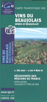Buy map Beaujolais Wine Region