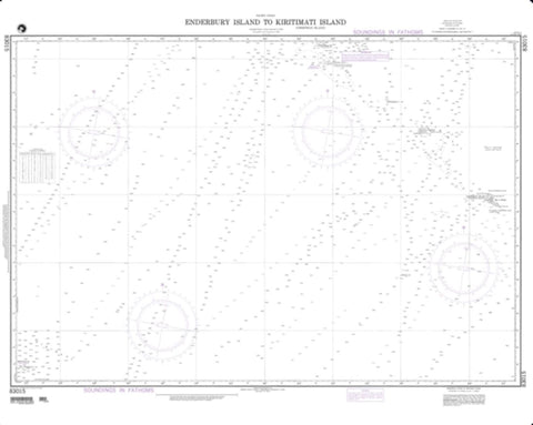 Buy map Enderbury Island To Kiritimati Island (NGA-83015-8) by National Geospatial-Intelligence Agency