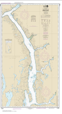 Buy map Behm Canal-eastern part (17424-9) by NOAA