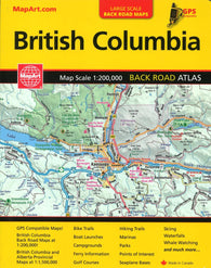 Buy map British Columbia Back Road Atlas by Canadian Cartographics Corporation