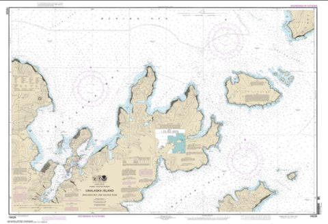 Buy map Unalaska Bay and Akutan Pass (16528-18) by NOAA