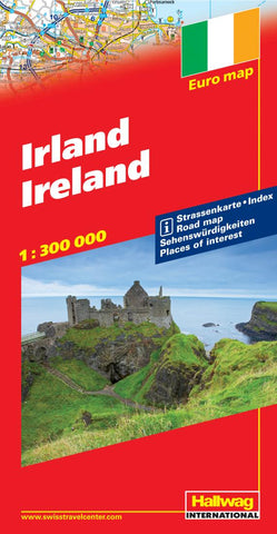 Buy map Ireland by Hallwag