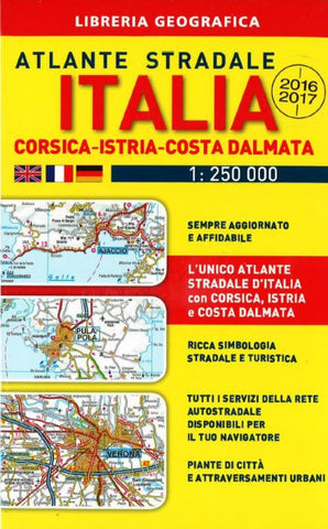 Buy map Italy, Corsica, Istria, Dalmatian Coast, Road Atlas by Libreria Geografica