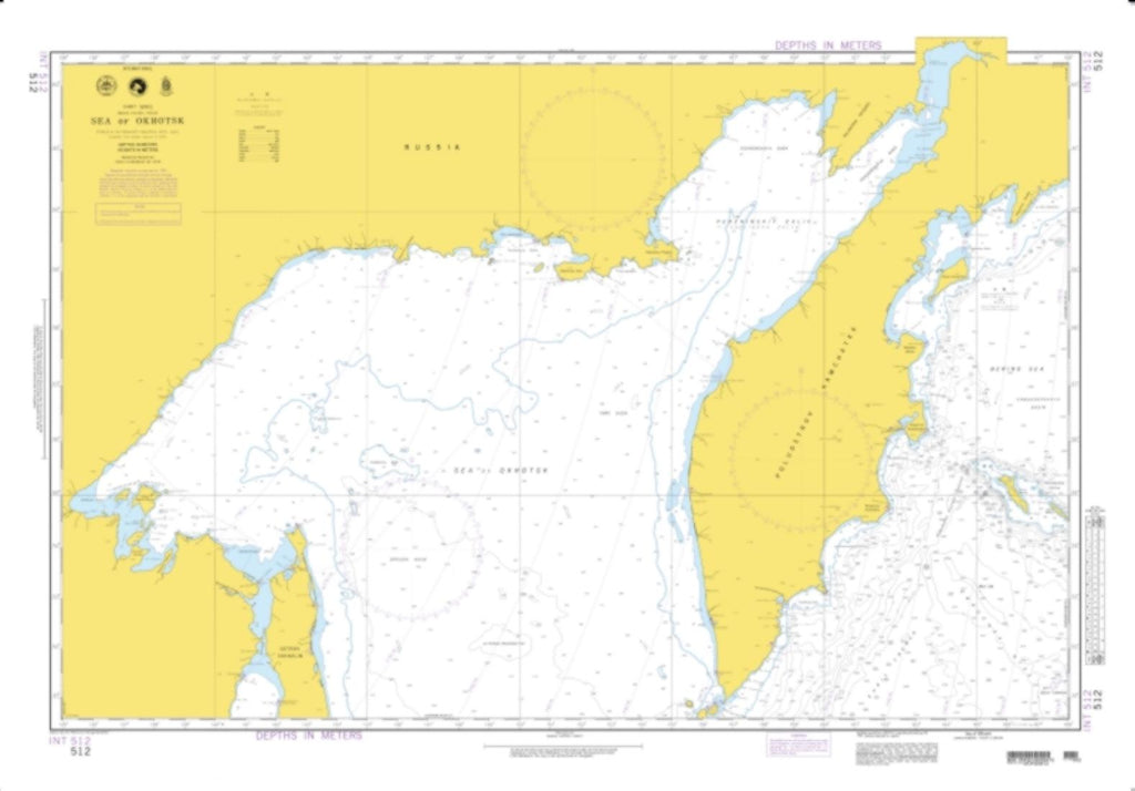 Buy map: North Pacific Ocean; Sea Of Okhotsk (NGA-512-2) by National ...