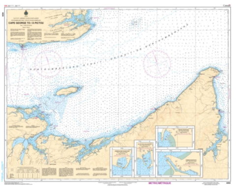 Buy map Cape George to/a Pictou by Canadian Hydrographic Service