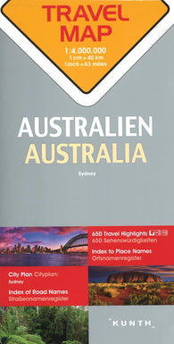 Buy map Australia, Sydney : travel map = Australien : Sydney