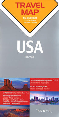 Buy map USA/Southern Canada Travel Map