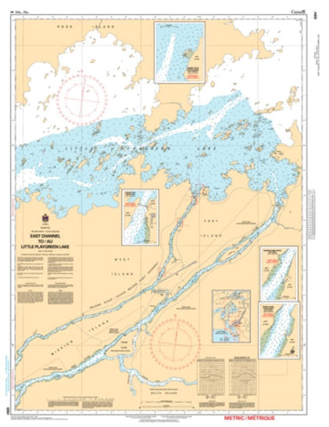Buy map East Channel to/au Little Playgreen Lake by Canadian Hydrographic Service