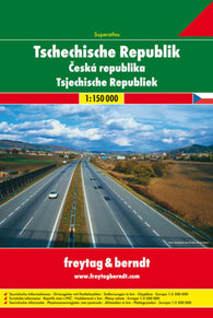 Buy map Czech Republic, Road Atlas by Freytag-Berndt und Artaria