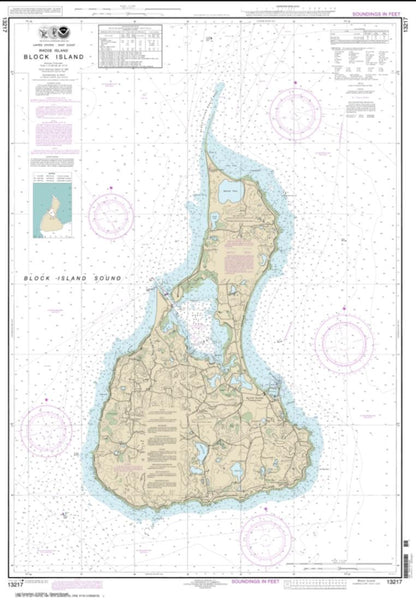 Buy map Block Island (13217-17) by NOAA