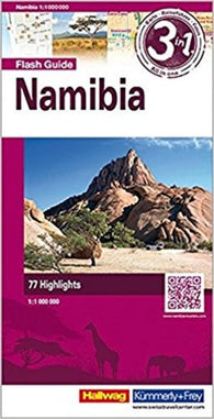 Buy map Namibia Flash Guide by Hallwag