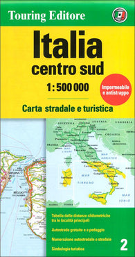 Buy map Italy, South-Central by Touring Club Italiano