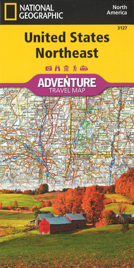 Buy map U.S. Northeast Adventure Map (3127) by National Geographic Maps