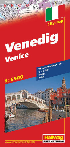 Buy map Venice, Italy by Hallwag