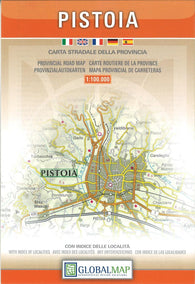 Buy map Pistoia Province, Italy by Litografia Artistica Cartografica