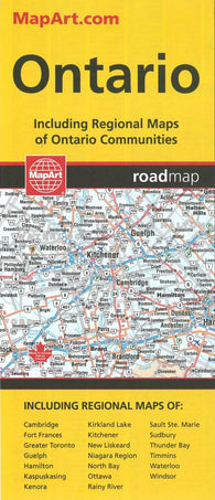 Buy map Ontario Road Map by Canadian Cartographics Corporation