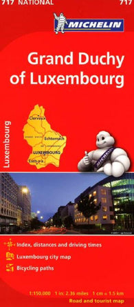 Buy map Grand Duchy of Luxembourg (717) by Michelin Maps and Guides
