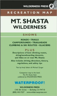 Buy map Mount Shasta, California by Wilderness Press