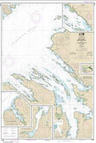Buy map Keku Strait-northern part, including Saginaw and Security Bays and Port Camden; Kake Inset (17368-8) by NOAA