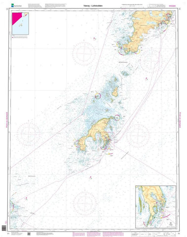 Buy map FRA VÆRÖY TIL LOFOTODDEN (71) by Kartverket