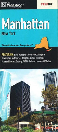 Buy map Manhattan, New York by Kappa Map Group