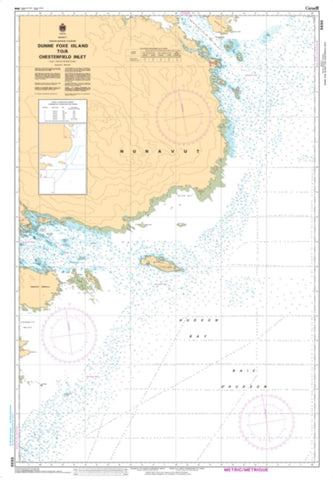 Buy map Dunne Foxe Island to/a Chesterfield Inlet by Canadian Hydrographic Service