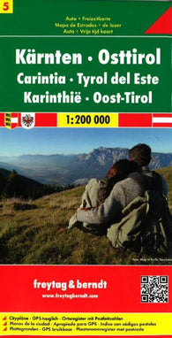 Buy map Austria, Carinthia and East Tyrol by Freytag-Berndt und Artaria
