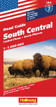Buy map South central : Central Plains : Ozark Plateau : road guide
