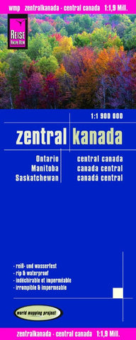 Buy map Canada, Central by Reise Know-How Verlag
