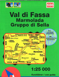Buy map Val di Fassa Marmolada Gruppo di Sella