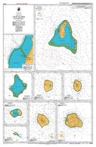 Buy map PLANS OF THE COOK ISLANDS (SOUTHERN SHEET): AITUTAKI / ARUTANGA ANCHORAGE / PALMERSTON / MITIARO / MAUKE / MANUAE / TAKUTEA / ATIU / MANGAIA   (955) by Land Information New Zealand (LINZ)