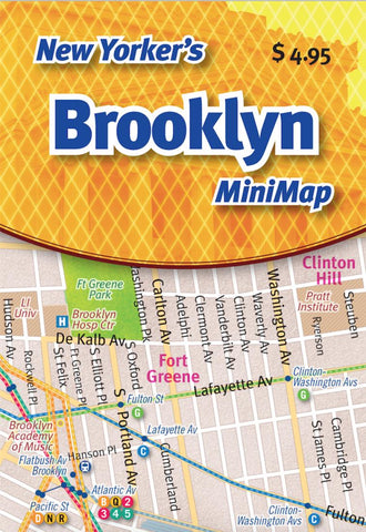 Buy map New Yorkers Brooklyn Mini-Map by Opus Publishing