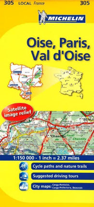 Buy map Oise, Paris, Val dOise (305) by Michelin Maps and Guides