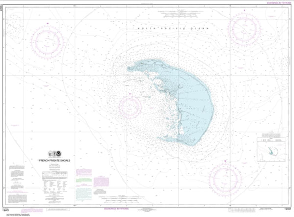 Buy map French Frigate Shoals (19401-9) by NOAA