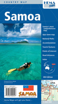 Buy map Samoa by Hema Maps