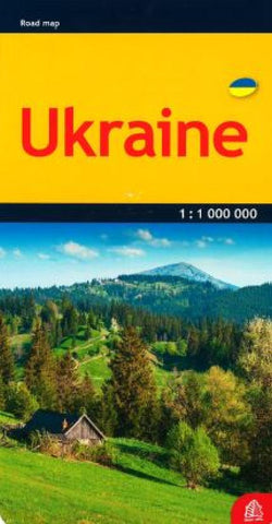 Buy map Ukraine, road map by Jana Seta