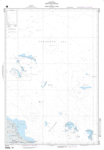 Buy map Northern Reaches To Cabo Gracias A Dios (NGA-28140-1) by National Geospatial-Intelligence Agency