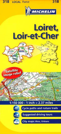 Buy map Loiret, Loir Et Cher (318) by Michelin Maps and Guides