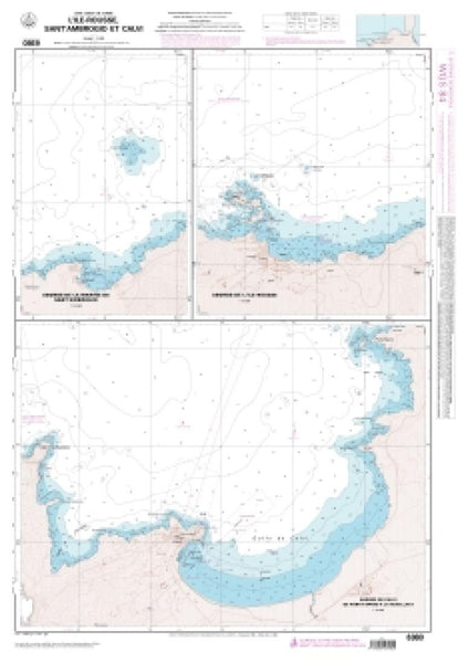 Buy map Abords de Calvi - De Punta Spano a La Revellata by SHOM