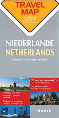 Buy map Netherlands : travel map 1:300.000 : Amsterdam, Den Haag, Rotterdam
