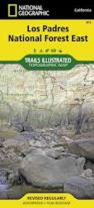 Buy map Los Padres National Forest east : California, USA :outdoor recreation map