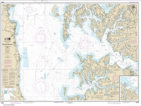 Buy map Chesapeake Bay Choptank River and Herring Bay; Cambridge (12266-31) by NOAA