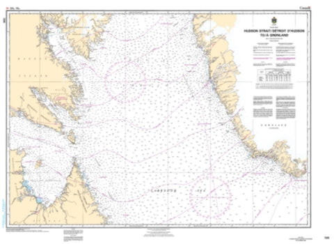 Buy map Hudson Strait/Detroit d/Hudson to/a Groenland by Canadian Hydrographic Service