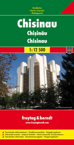 Buy map Chisinau, Moldova by Freytag-Berndt und Artaria